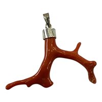 Pendant Mandile 1922 Woman Coralli in Silver Corallo 2MCIC33